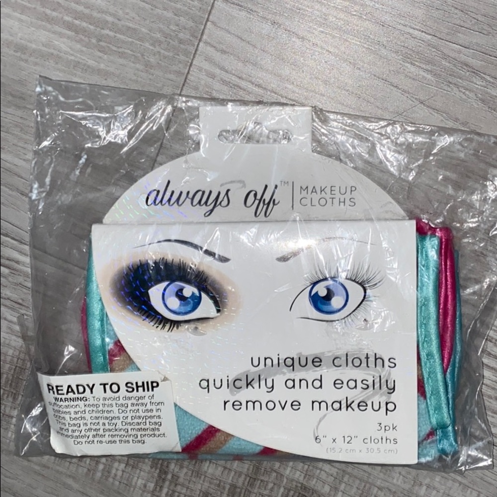 Microfiber makeup removing cloths!